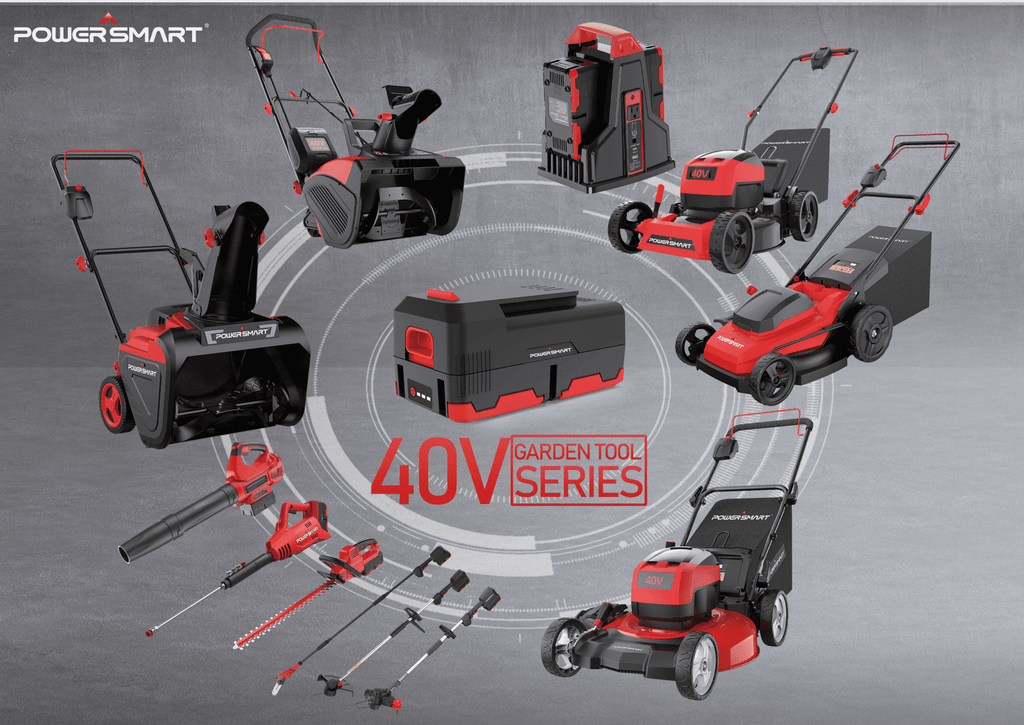 PowerSmart 40V 4.0Ah 17 Cordless Push Lawn Mower, with 3-in-1 Options