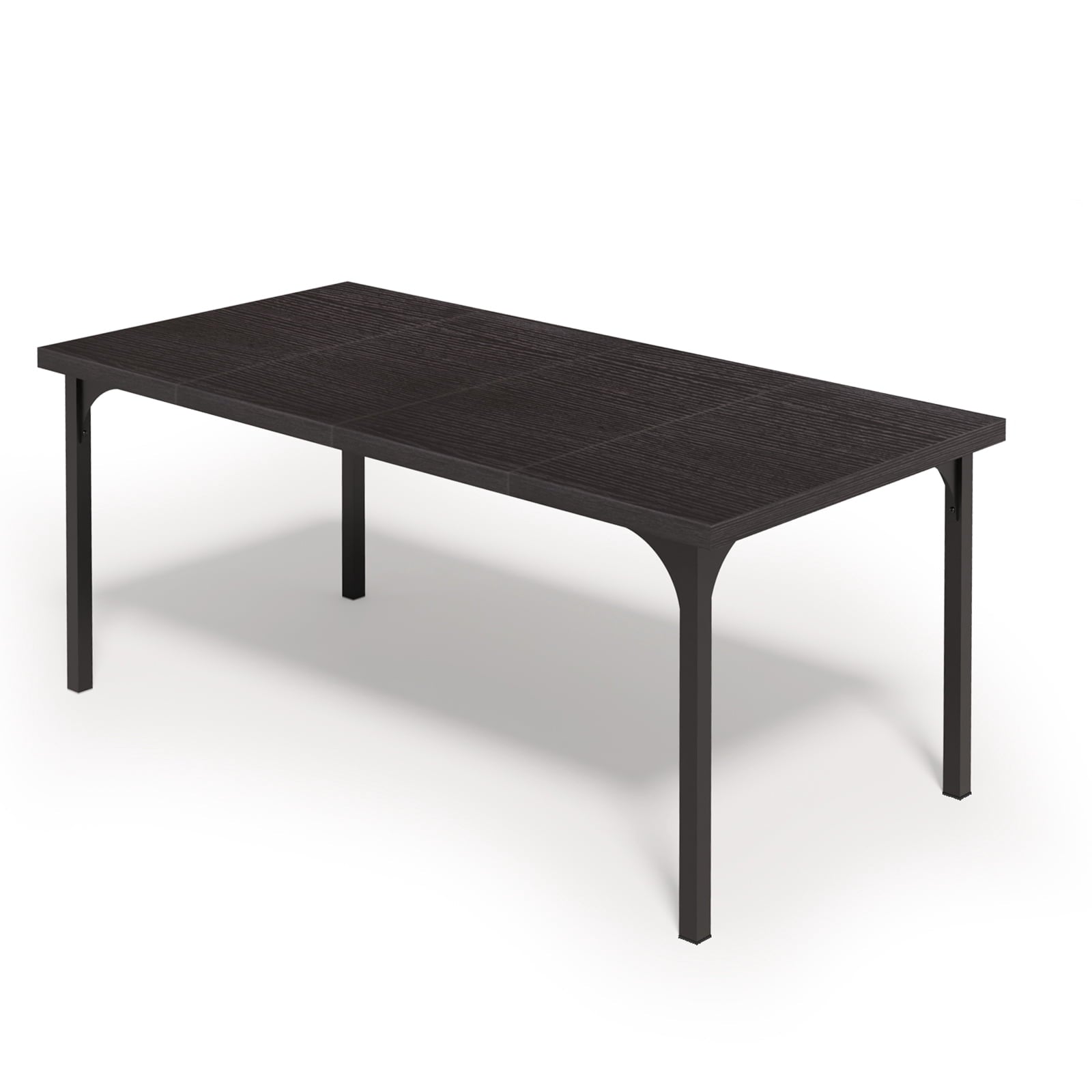 Ktaxon 70.8 Dining Table for 6~8, Farmhouse Kitchen Table Large Rectangle Dinner Table for Home, Dining Room, Kitchen, Brown