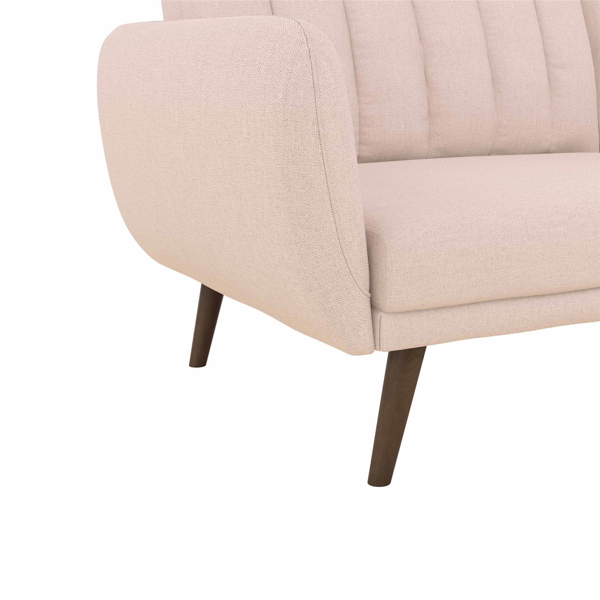 Novogratz Brittany Futon, Blue Linen