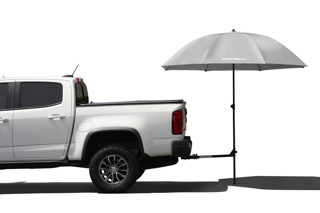 Sport-Brella 65 Inches Gray Patio Umbrella, Light weight and easy to transport to and from games