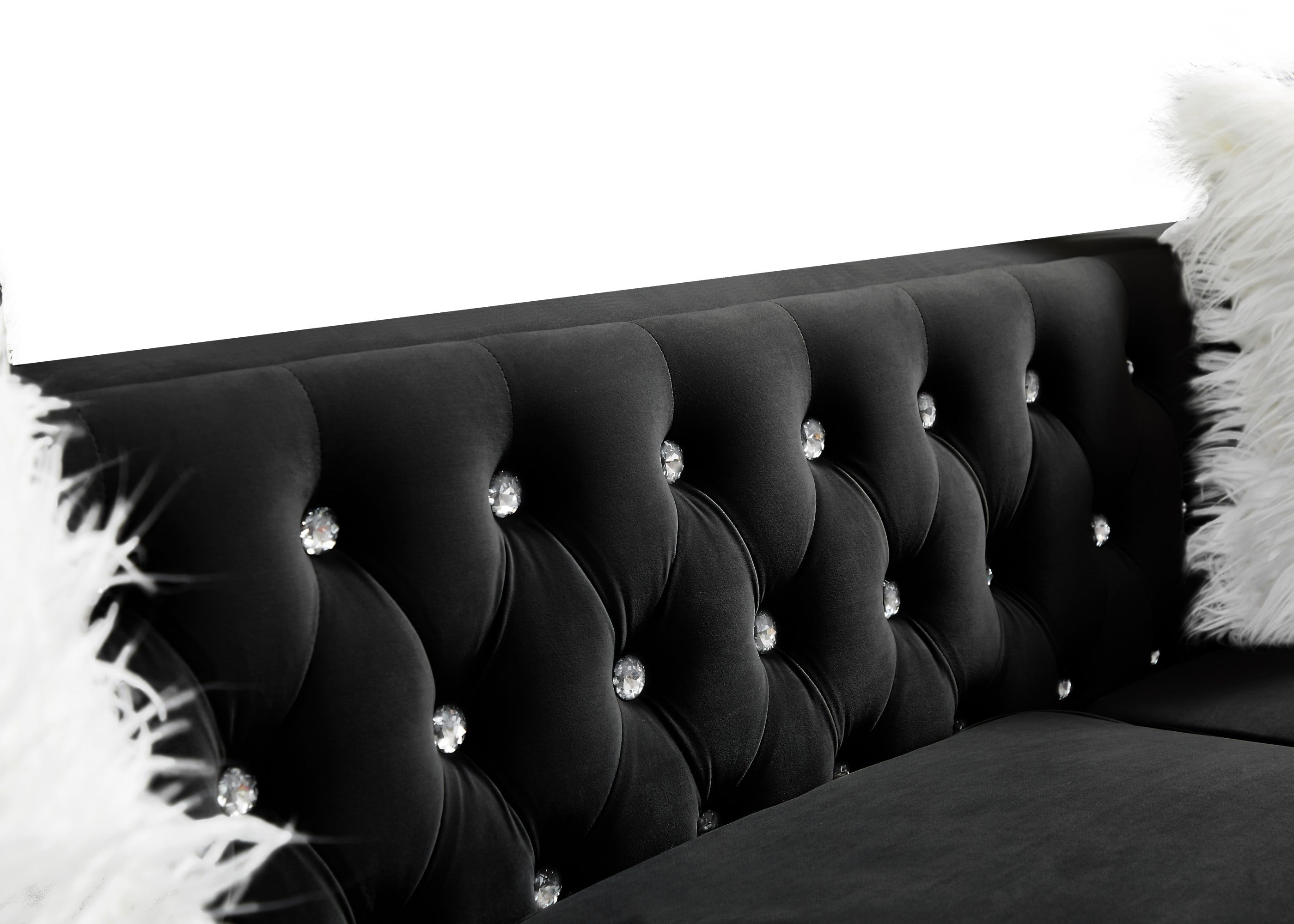 Gewnee 86.6 Modern Sofa Couch,Teddy Velvet 3 Seaters Comfy Couch with Deep Seat for Living Room,2 Pillows,Beige