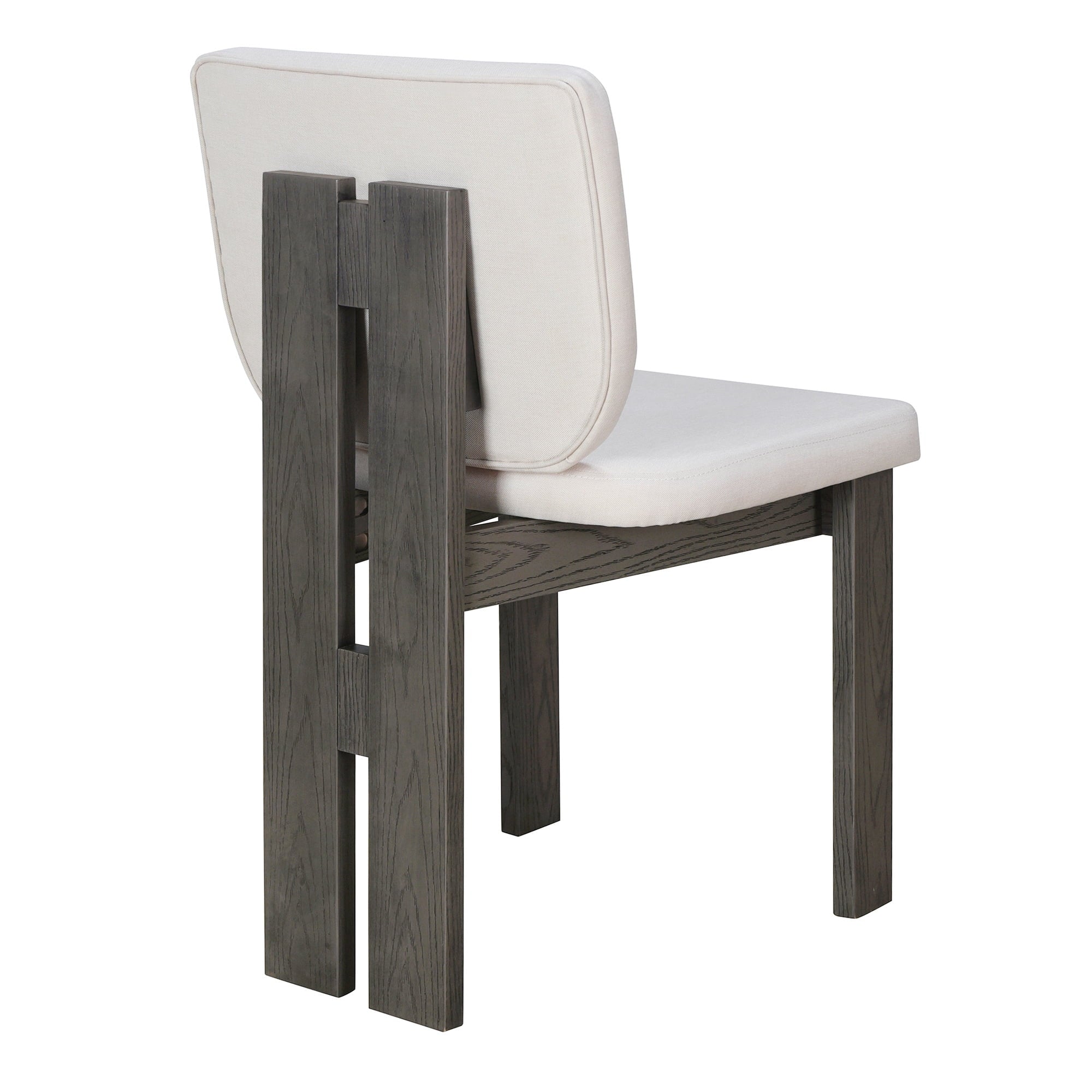 Harper & Bright Designs 7 Pieces Retro Dining Set for 6, Wood Rectangular Table with Designed Trestle Base and 6 Upholstered Chairs for Dining Room and Kitchen, Grey