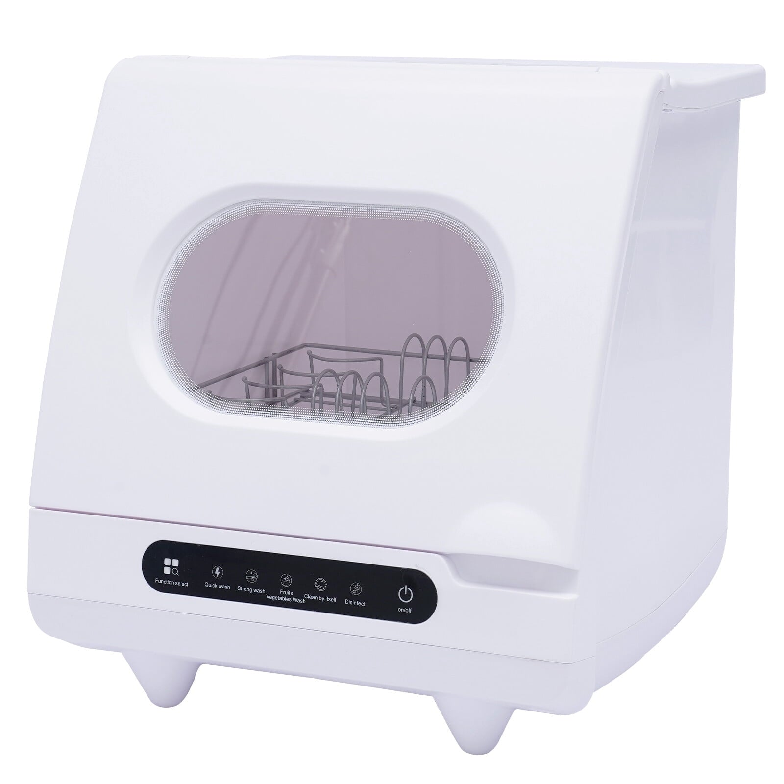 40*40*45cm 1200W Portable White Countertop Dishwasher Mini Countertop Dishwasher Homes Apartments