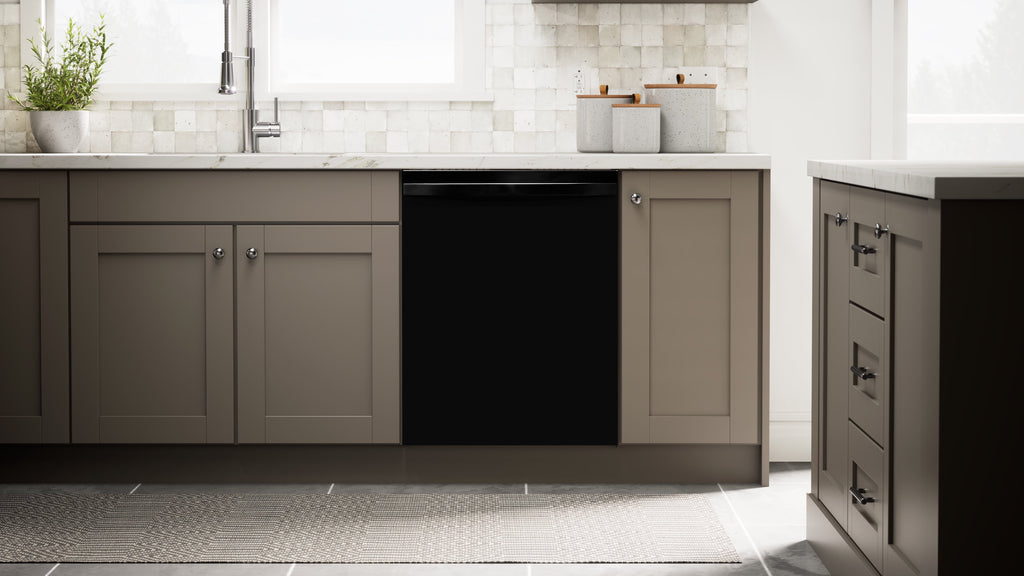Kenmore 24” Built-In-Dishwasher w/ 3rd Rack & Turbo Dry with Bar Handle, Black