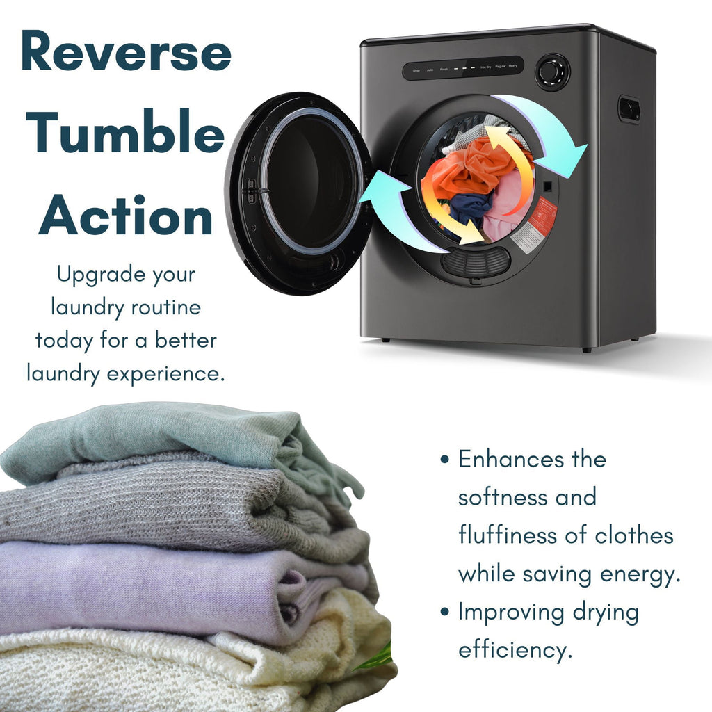 Dessiz Compact Laundry Dryer - Grey