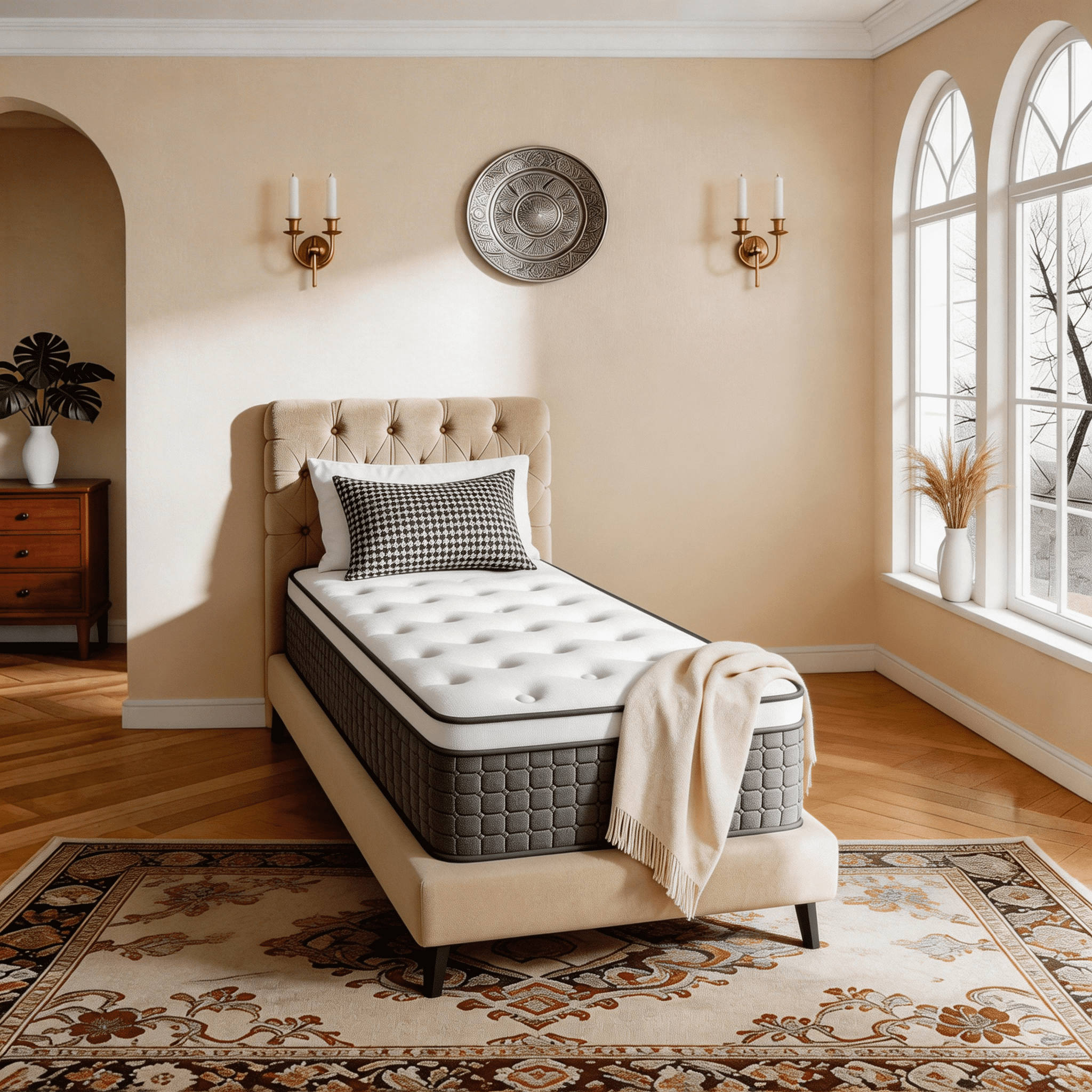 Kizreo Firm Twin Mattress [New Version], 10 inch Gel Memory Foam Hybrid Mattress Twin Size Bed in a Box, Pressure & Pain Relief, CertiPUR-US, Individual Pocket Spring, Edge Support