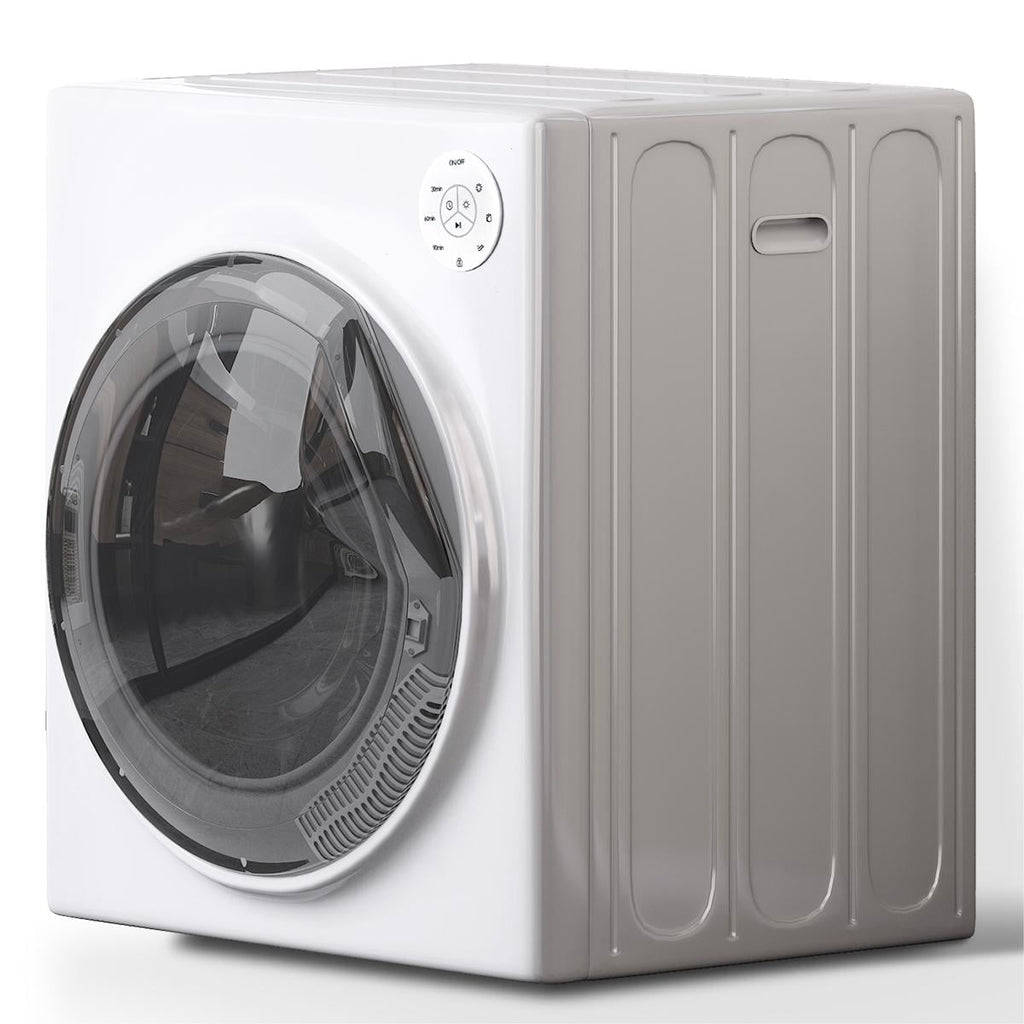 TABU 2.6 cu ft Portable Dryer for Clothes, 8.8 lbs Compact Dryer, Electric Dryer for Apartment,White