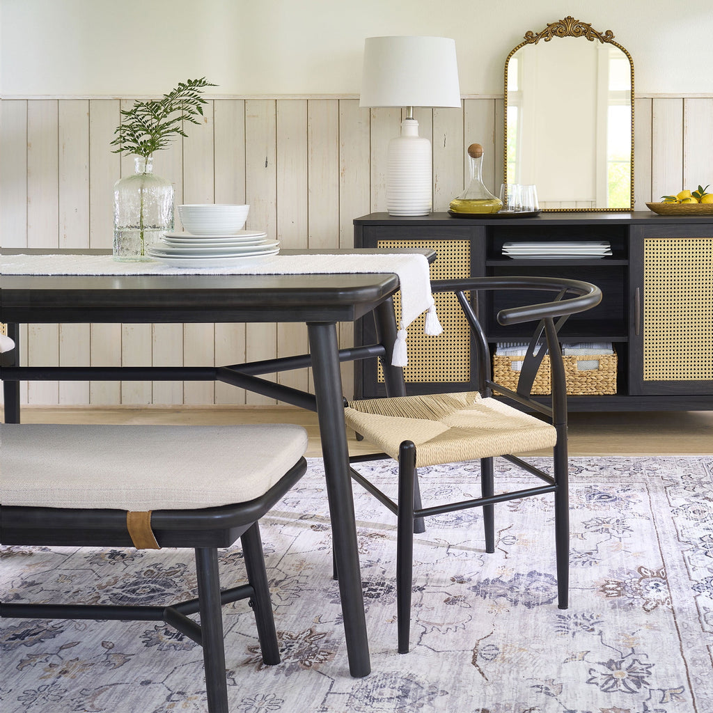 Better Homes & Gardens Springwood Dining Table, Charcoal