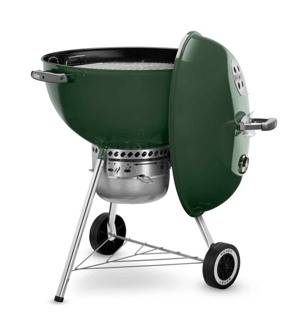 Weber Original Charcoal Grill, 22 Inch Premium Kettle Charcoal Grill, Black