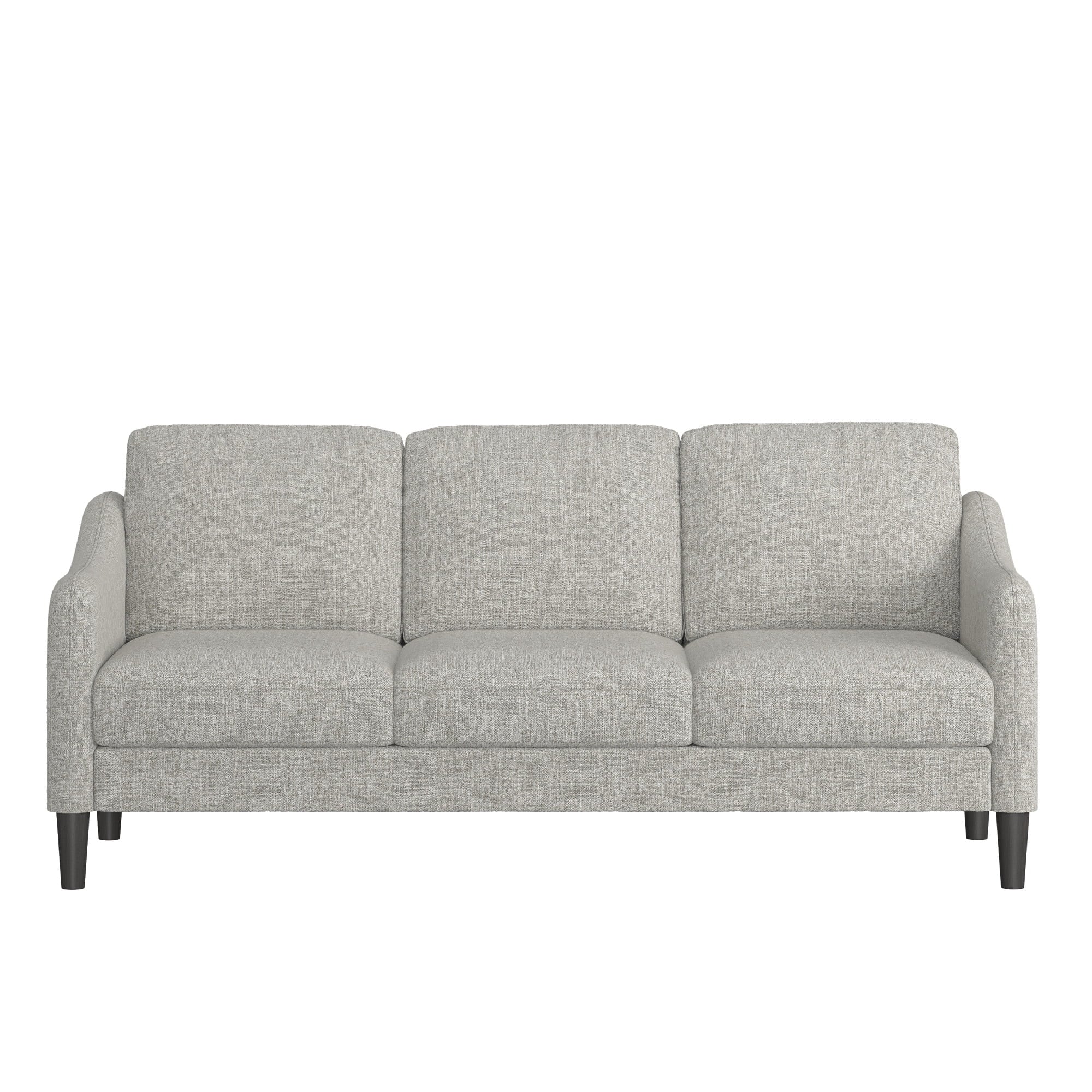 Mainstays Westley Swoop Arm 74 Sofa, Moss Green