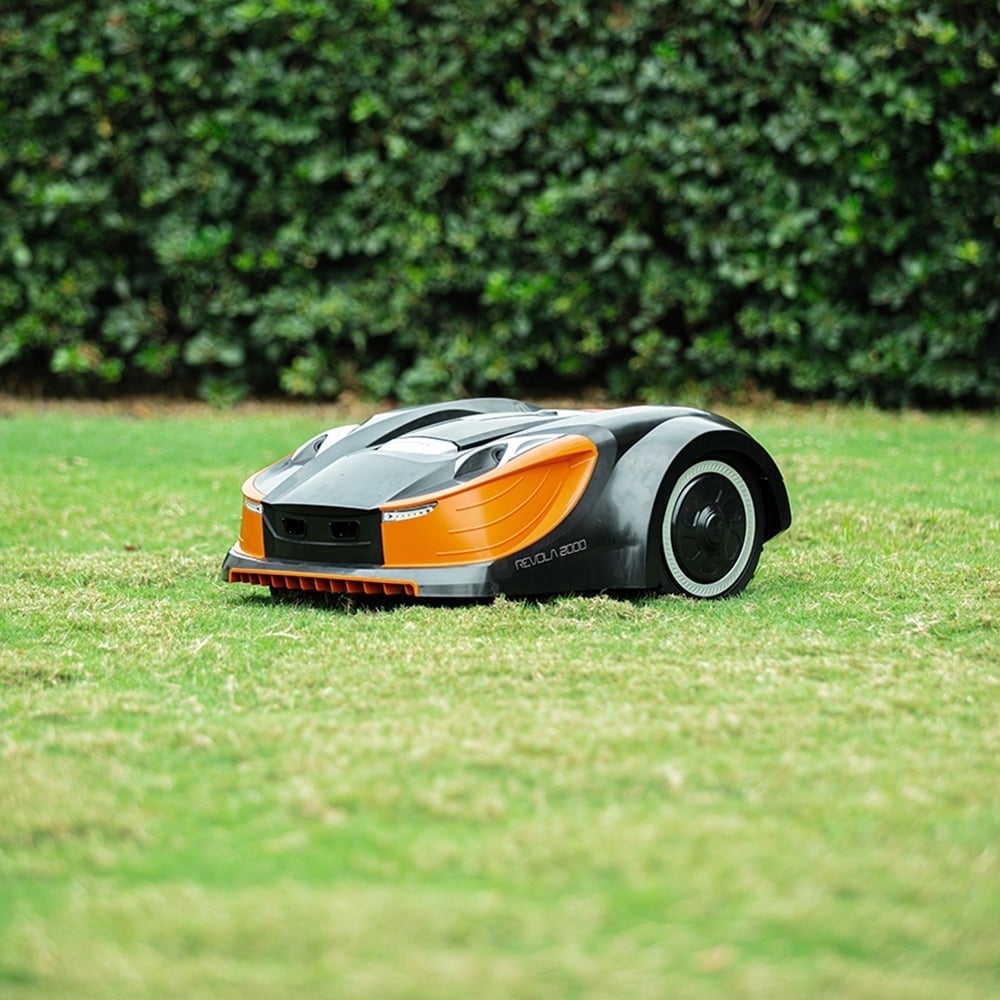 Yard Force 28 Volt Robotic Lawn Mower with Brushless Wheel Motors, Wi-Fi Control, CloudHawk App