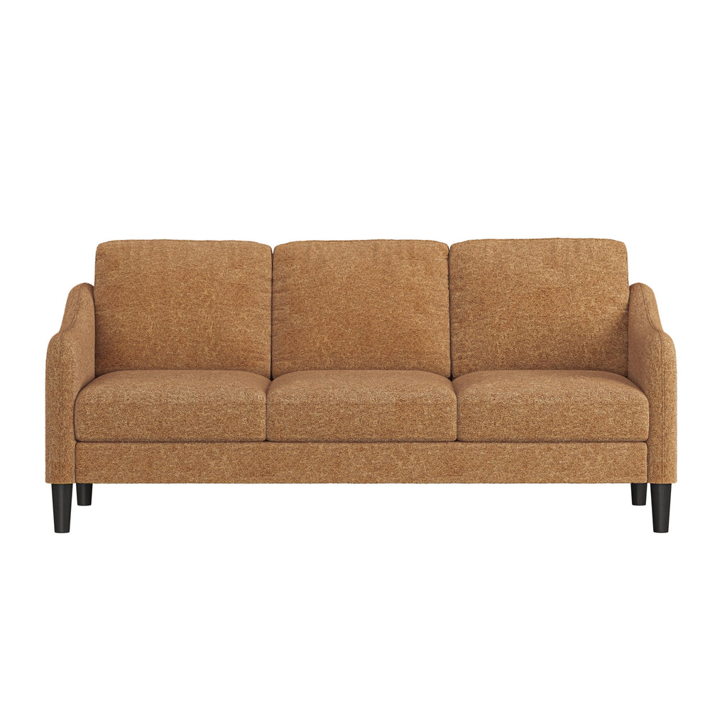 Mainstays Westley Swoop Arm 74 Sofa, Moss Green
