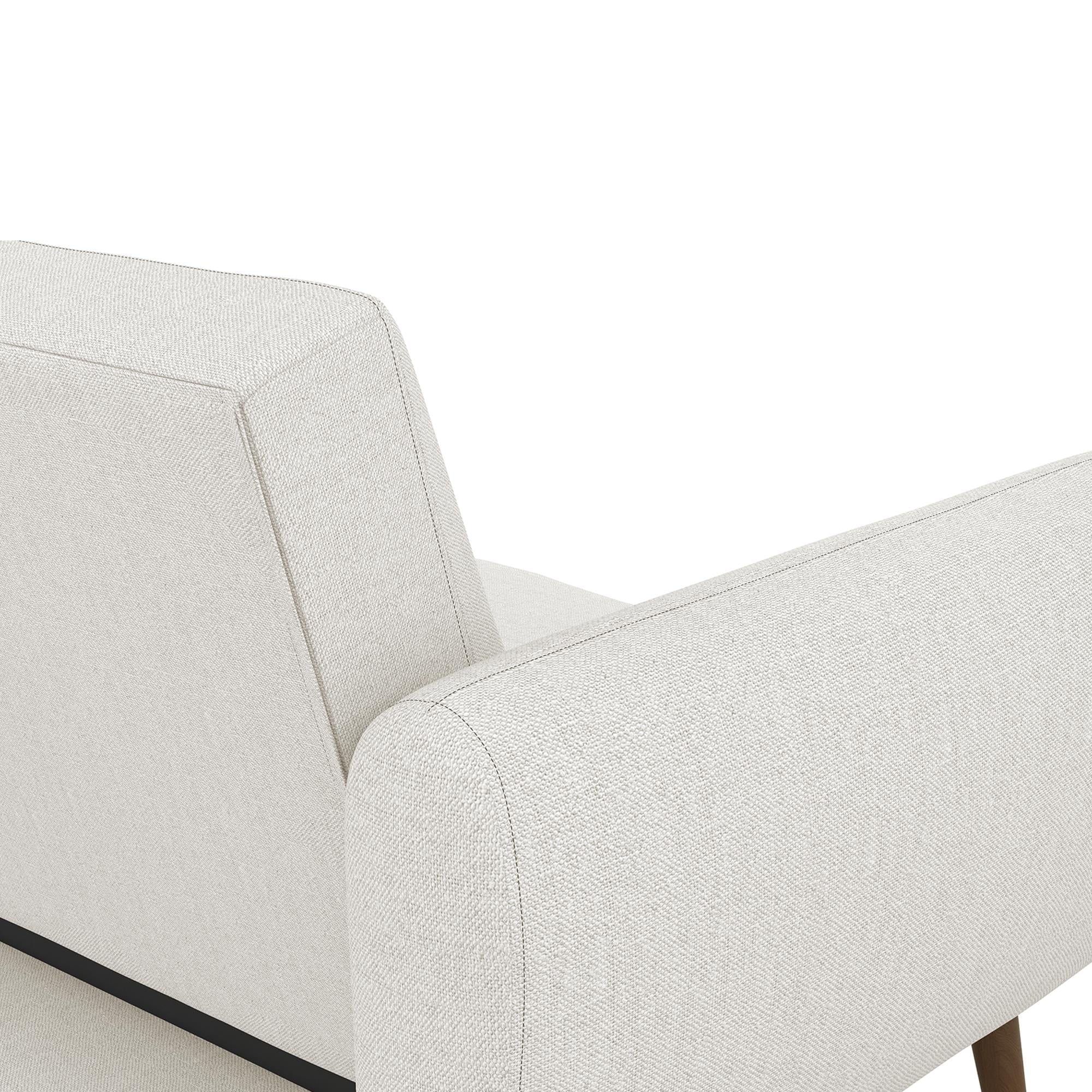 Novogratz Brittany Futon, Blue Linen
