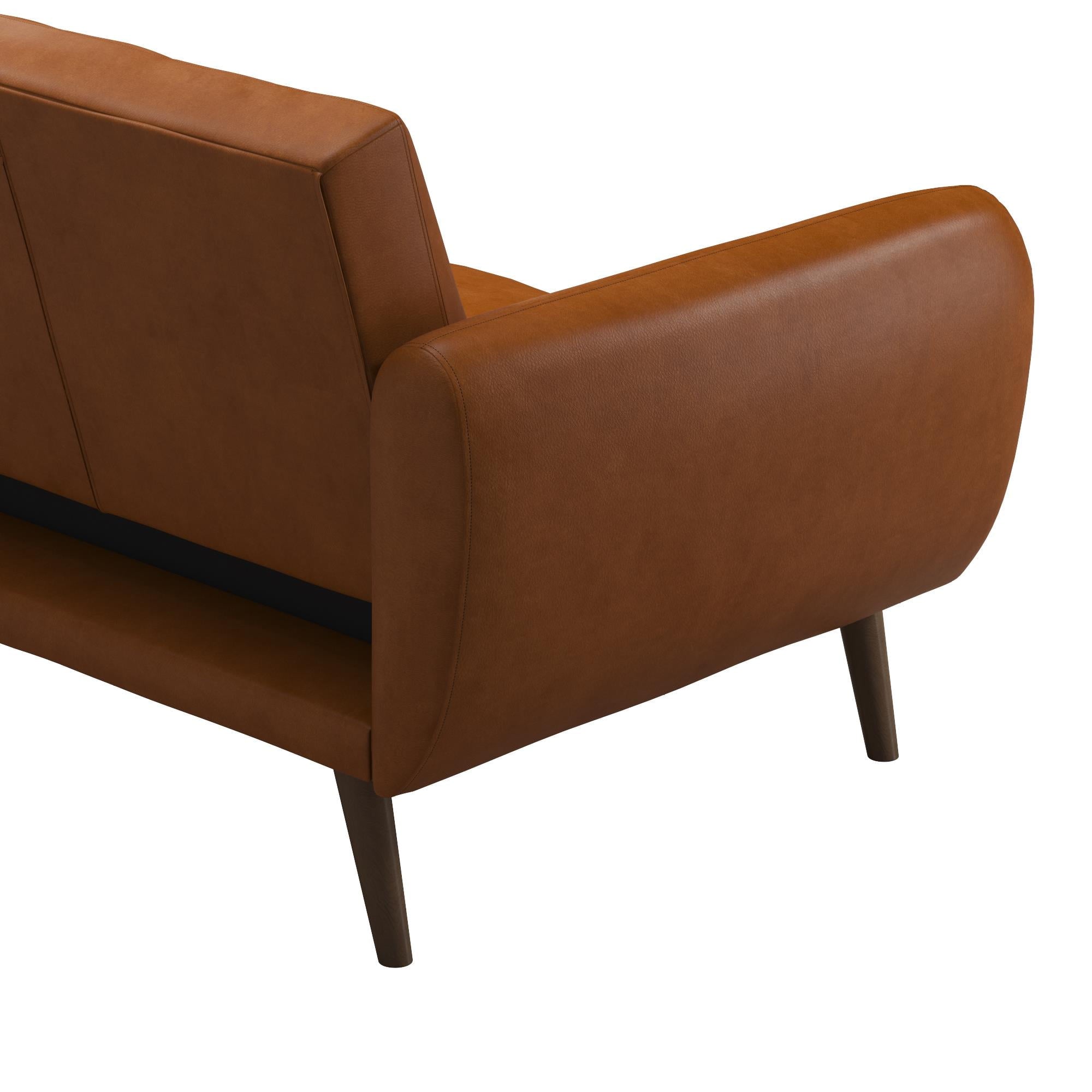 Novogratz Brittany Futon, Blue Linen