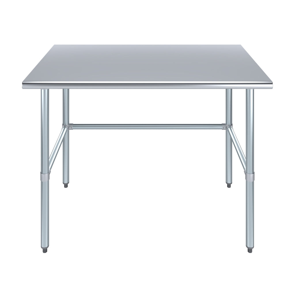 30 x 48 Stainless Steel Work Table with Open Base