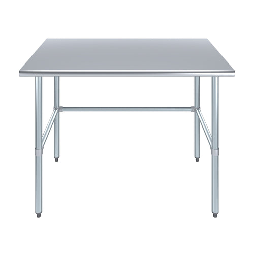 30 x 48 Stainless Steel Work Table with Open Base