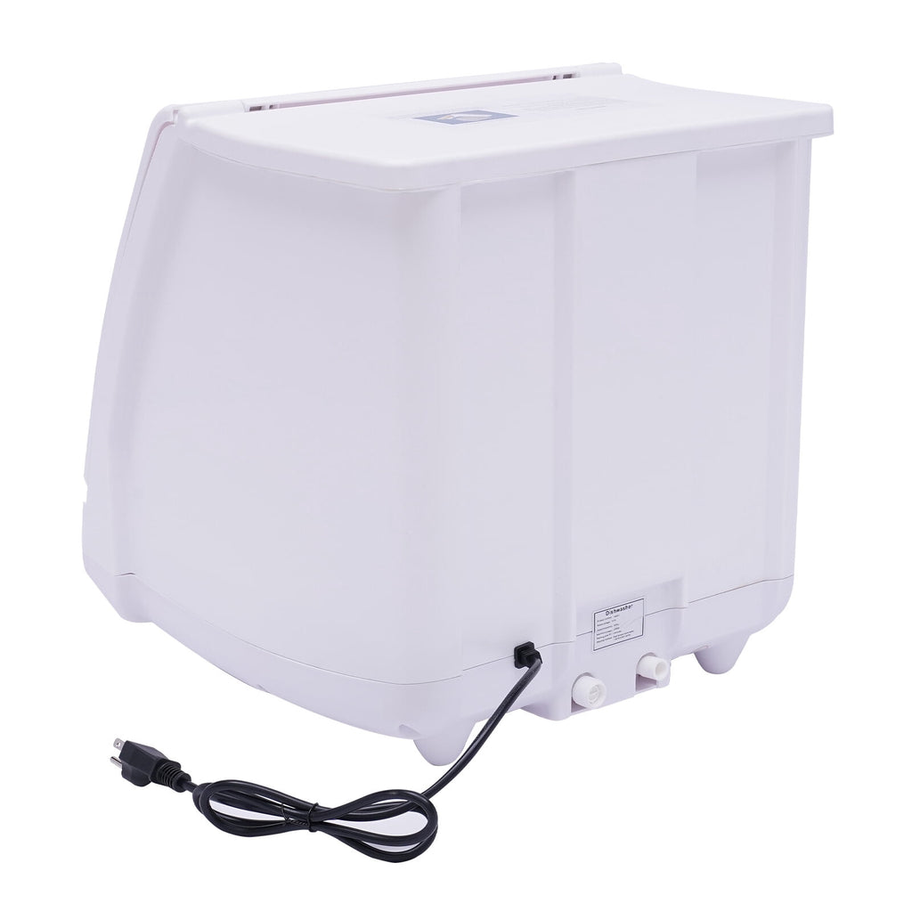 40*40*45cm 1200W Portable White Countertop Dishwasher Mini Countertop Dishwasher Homes Apartments