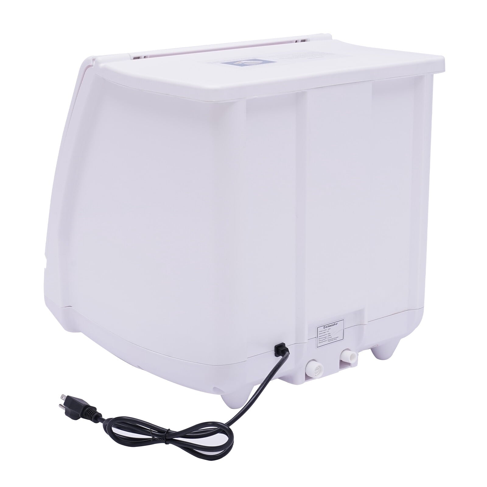 40*40*45cm 1200W Portable White Countertop Dishwasher Mini Countertop Dishwasher Homes Apartments