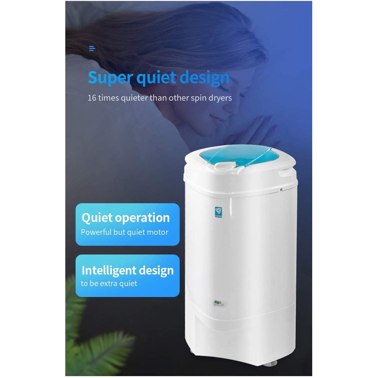 The Laundry Alternative Ninja 3200 RPM Spin Dryer w/ Suspension System