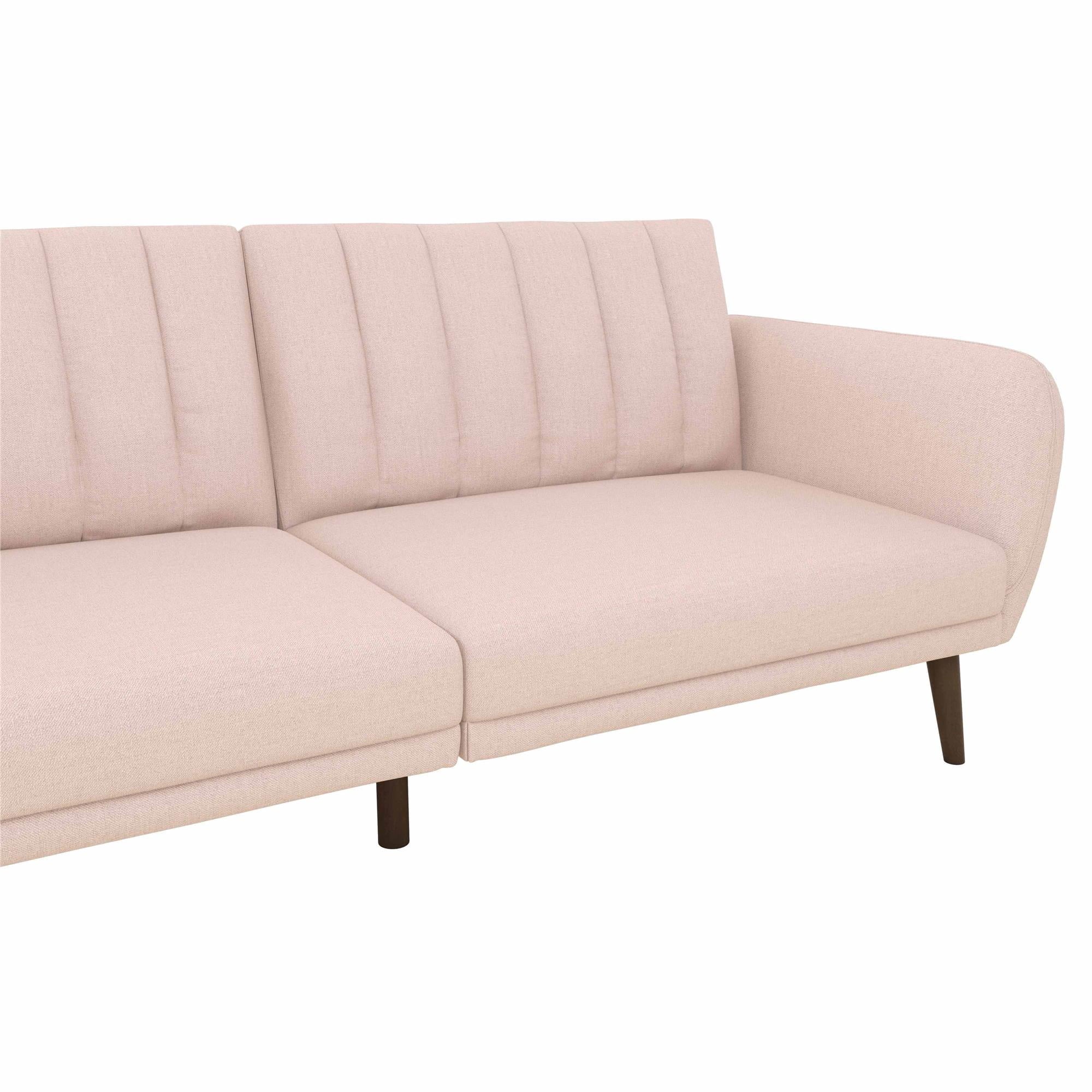 Novogratz Brittany Futon, Blue Linen