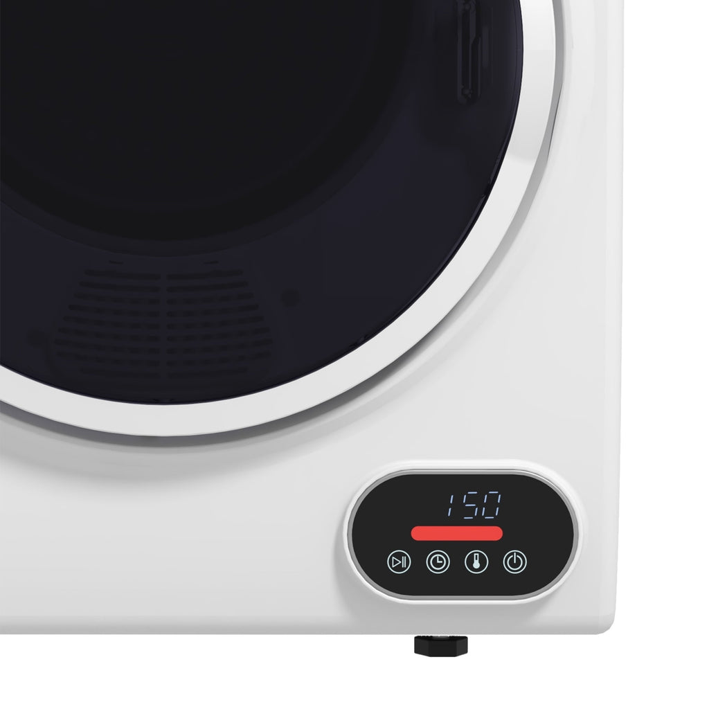 HOMCOM 9 lb 120V White Electric Dryer