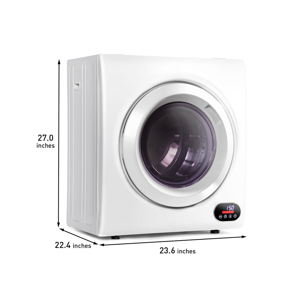 EUHOMY 3.5 Cu.ft Portable Dryer, 26.4lbs Clothes Dryer with 4 Modes for Apartments, Dorms & Small Spaces