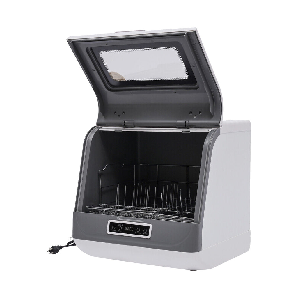 Countertop Dishwasher, Portable Countertop Dishwasher, Mini Dishwasher for Small Households, Apartments, Boats, and Campers/ RVS with Limited Space
