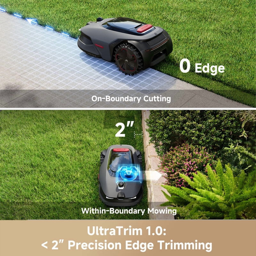 MOVA LiDAX Ultra 2000 Robotic Lawn Mower,Dual Mapping,0.5 Acres,Edge Cutting, Adjustable Cutting Height, Smart Obstacle Avoidance