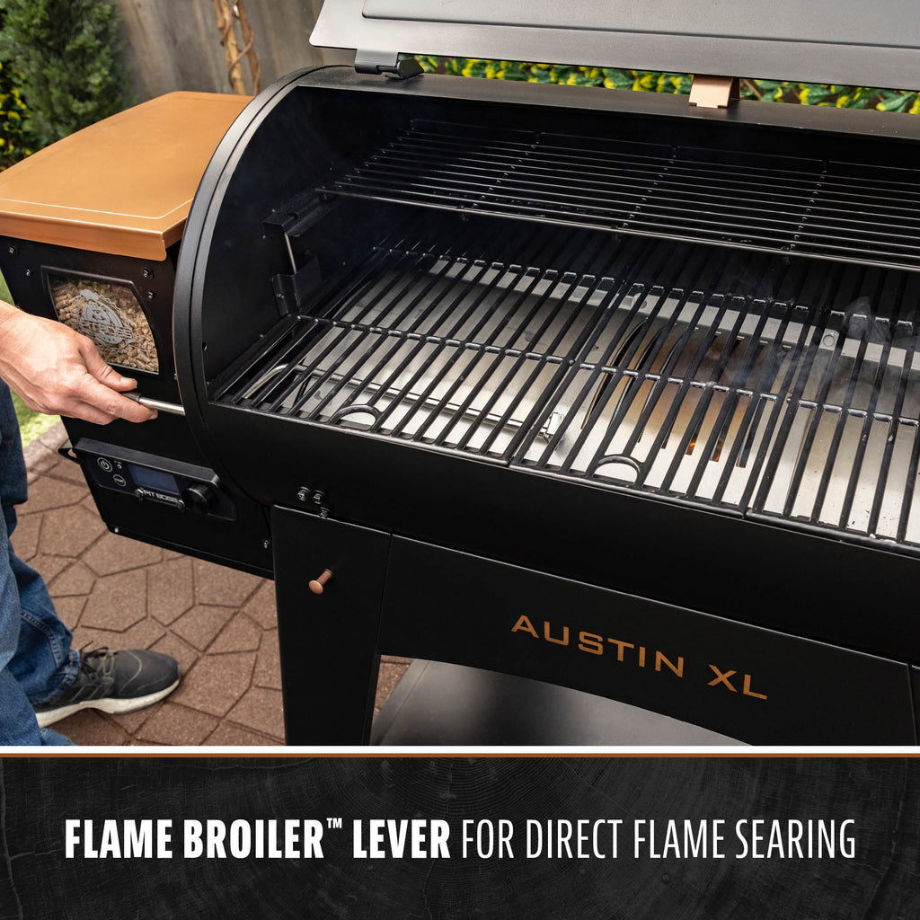 Pit Boss Pellet Smoker, Austin XL 1000 Square inch Wood Fired Pellet Grill, Onyx Series