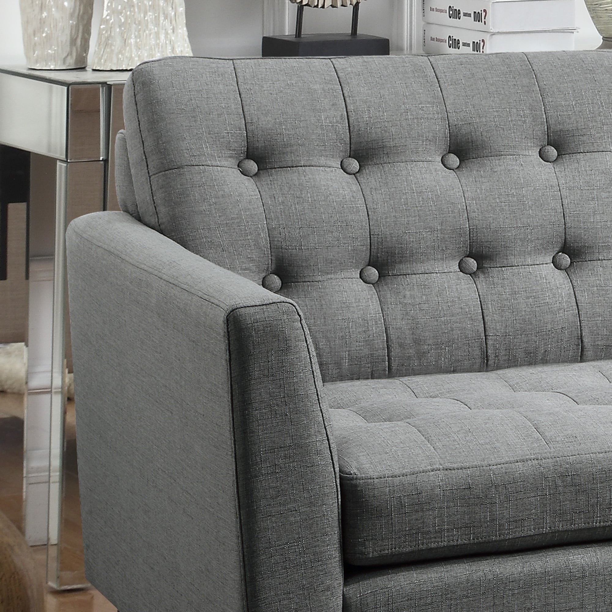 Gewnee 86.6 Modern Sofa Couch,Teddy Velvet 3 Seaters Comfy Couch with Deep Seat for Living Room,2 Pillows,Beige
