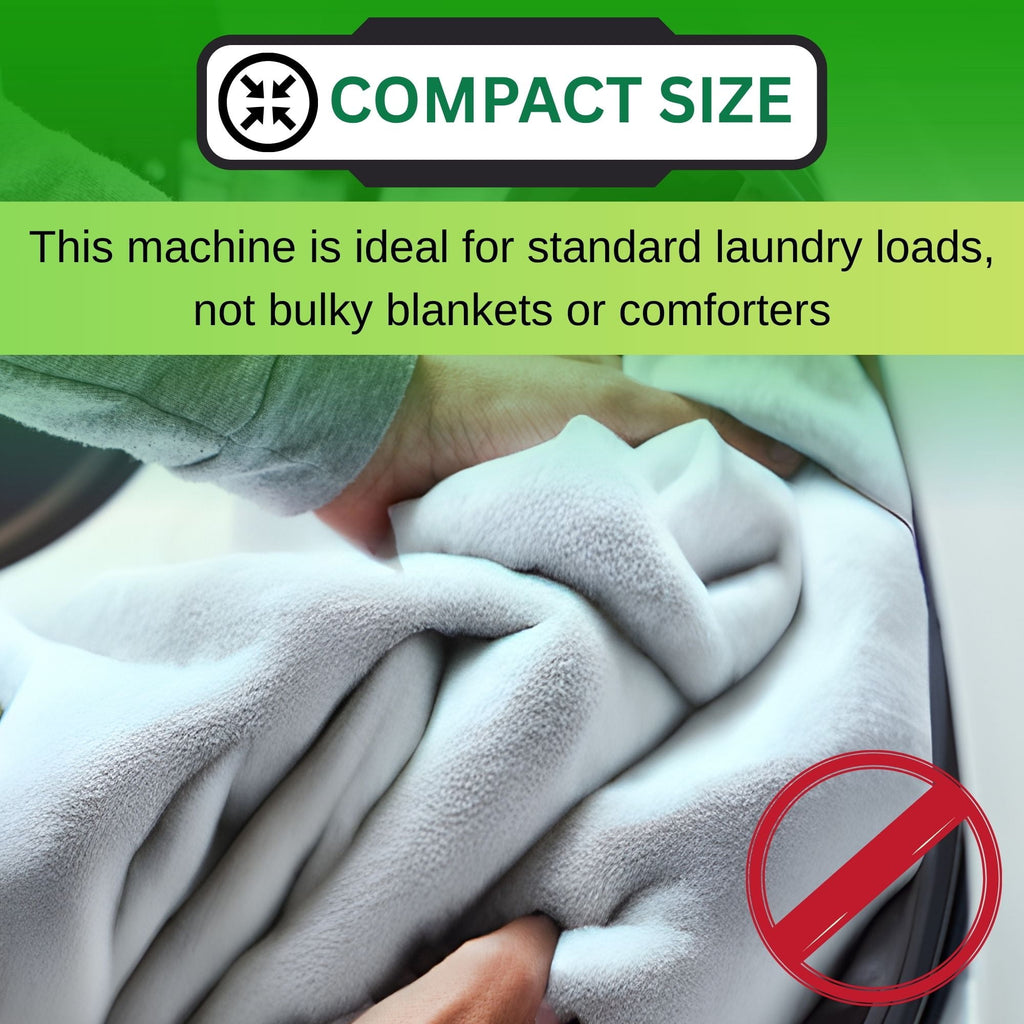 Pinnacle 21-852 S Compact Short Dryer with Digital Controls - 3.2 cu.ft., Silver