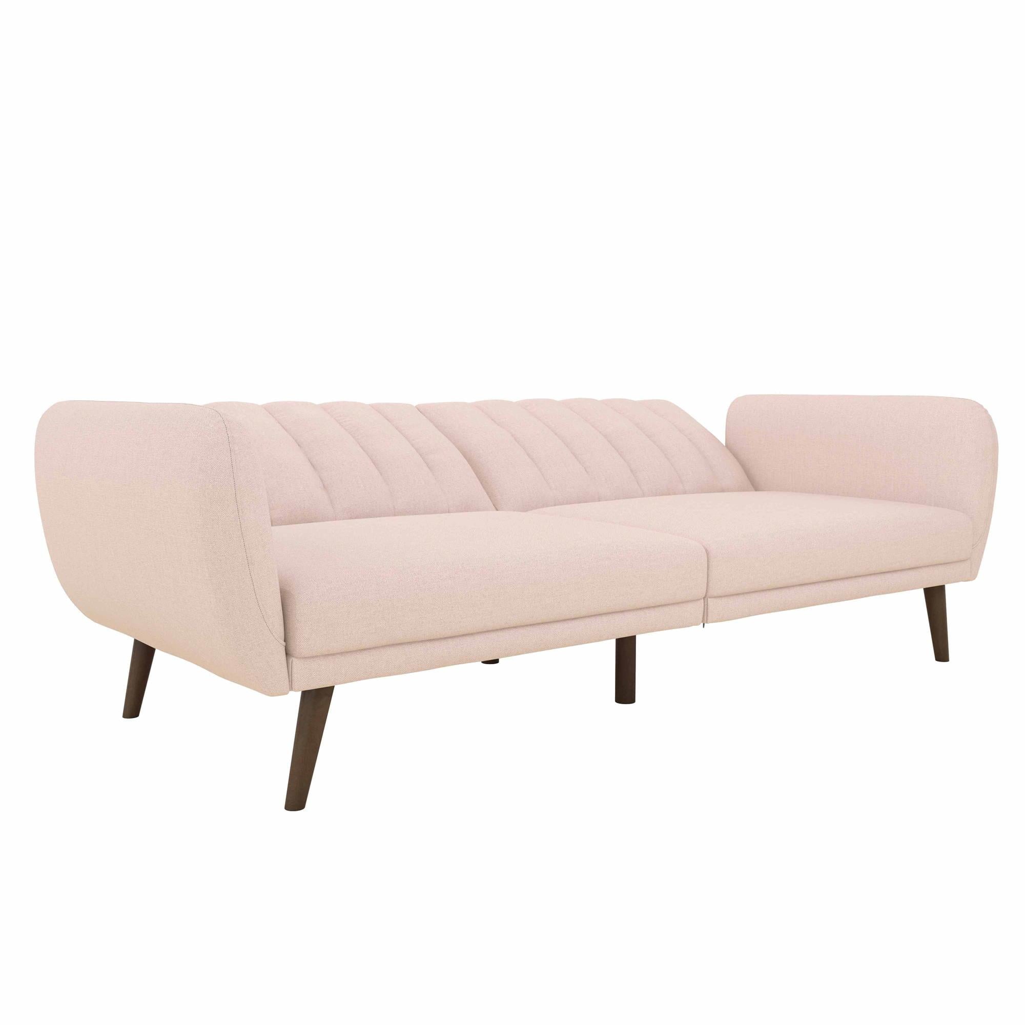 Novogratz Brittany Futon, Blue Linen
