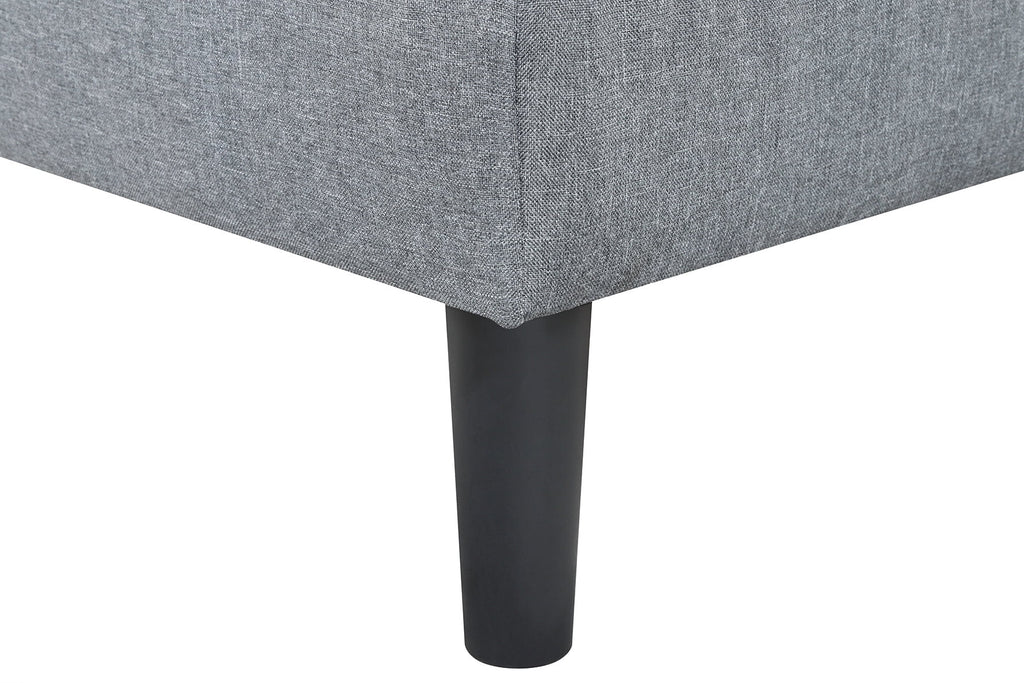 Mainstays 66 Studio Futon, Gray Linen Upholstery