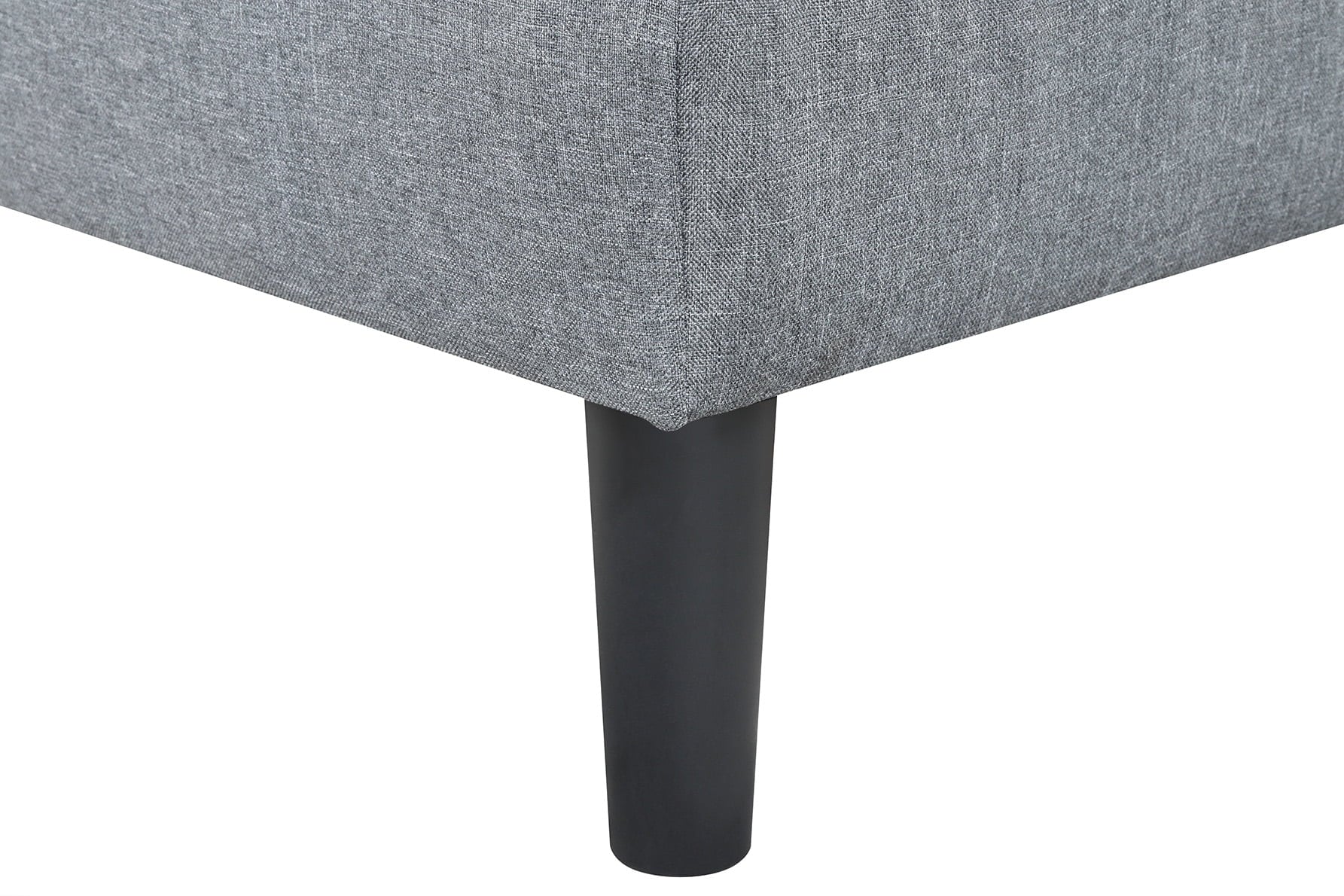 Mainstays 66 Studio Futon, Gray Linen Upholstery