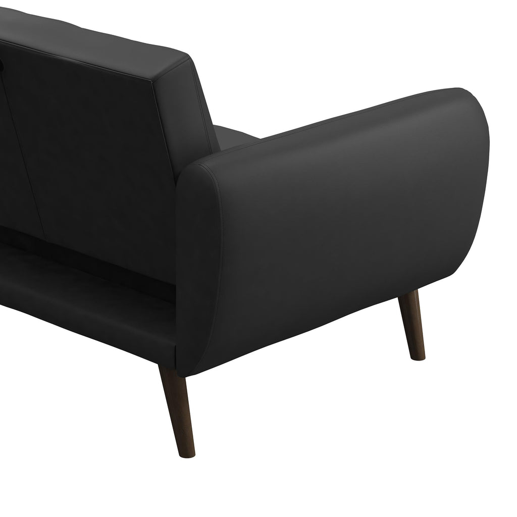 Novogratz Brittany Futon, Blue Linen