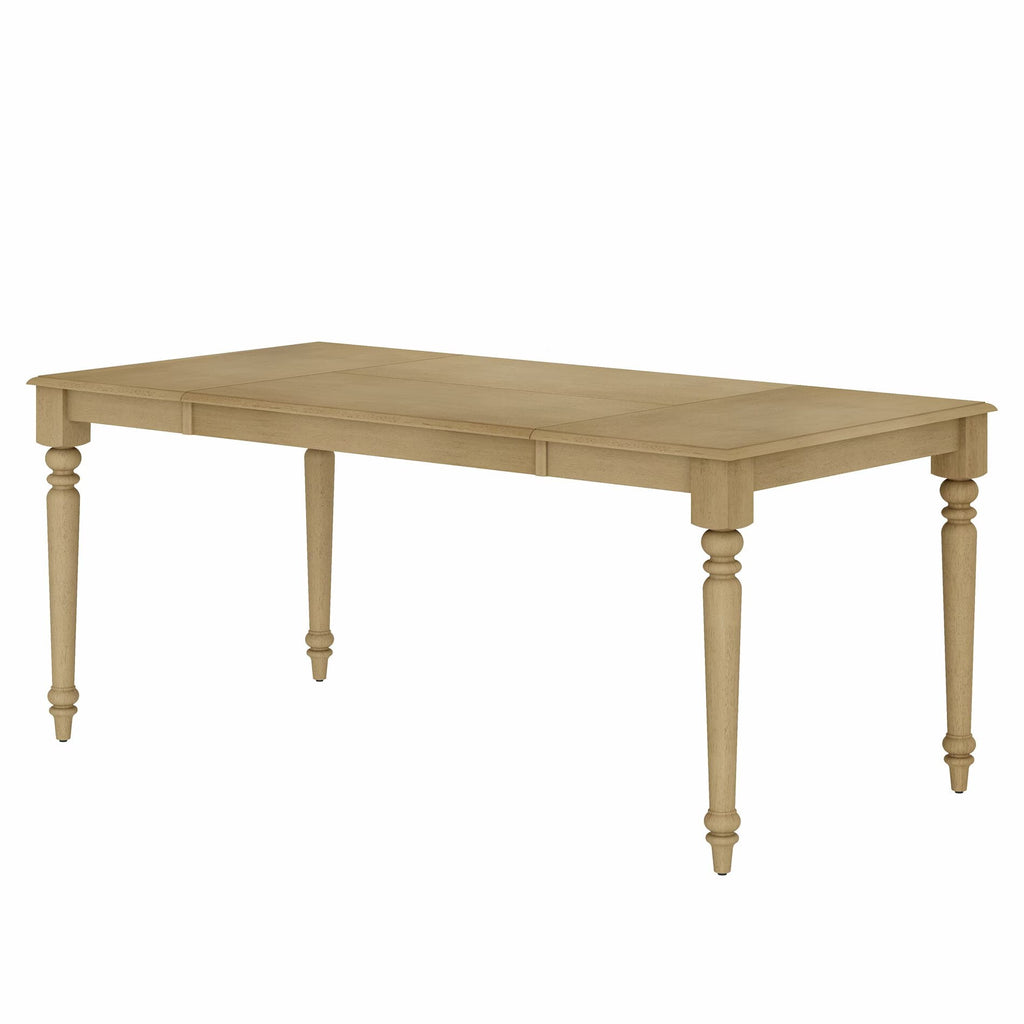 Dining Table for 6–8, Rectangular Table with Solid Wood Legs for Kitchen & Dining Room, 70 Inch, Oak