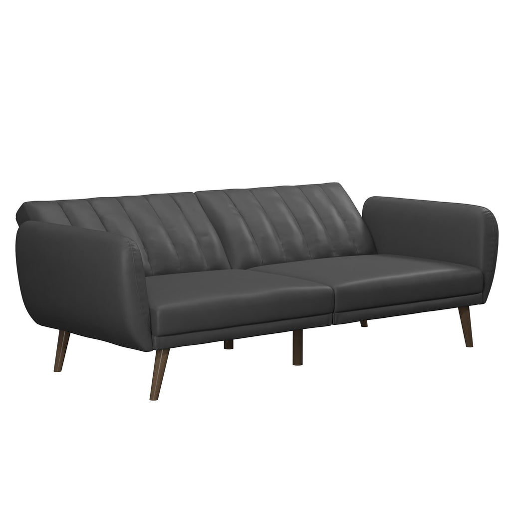 Novogratz Brittany Futon, Blue Linen