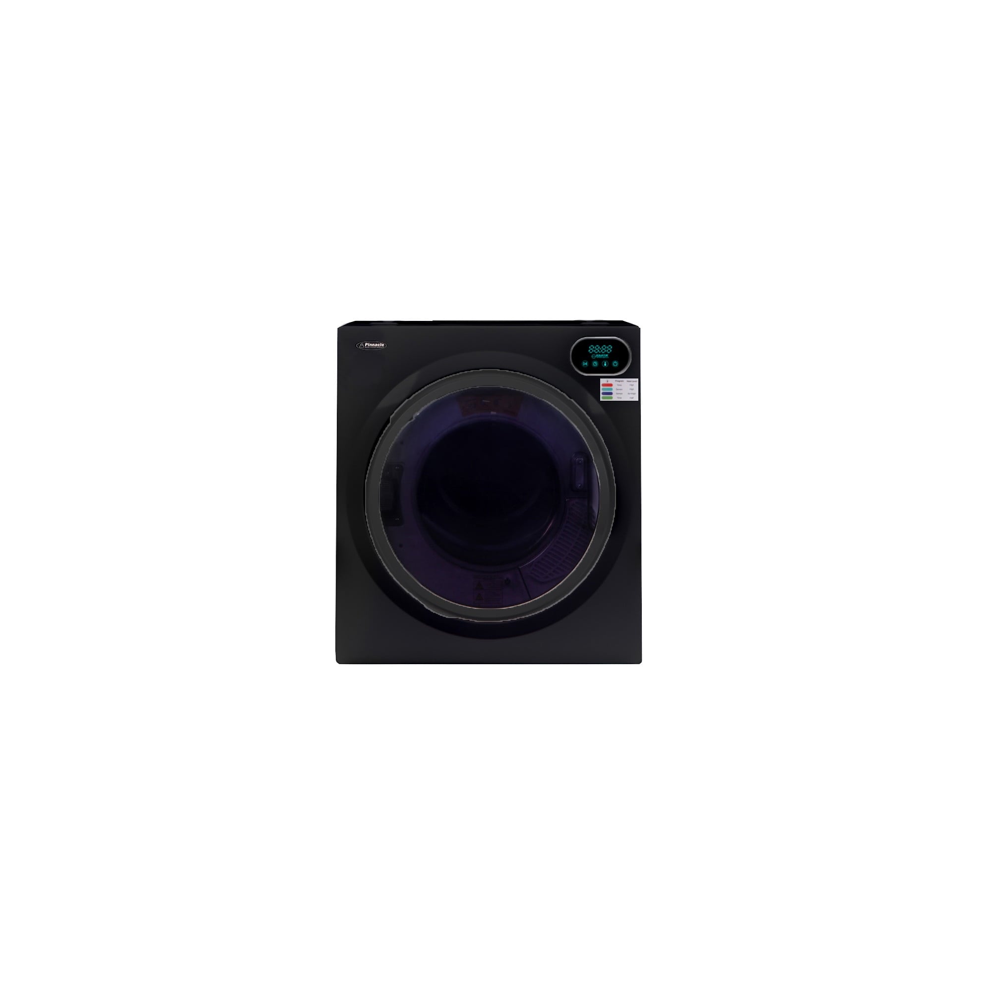 Pinnacle 21-852 S Compact Short Dryer with Digital Controls - 3.2 cu.ft., Silver