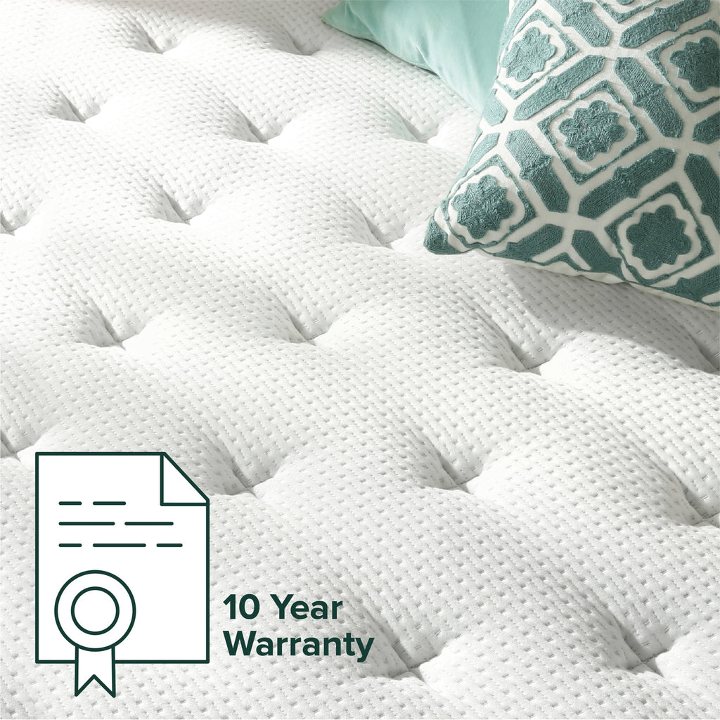Zinus True Support 14 Full Euro Top Medium Hybrid Mattress with Comfort Foam and Pocket Springs