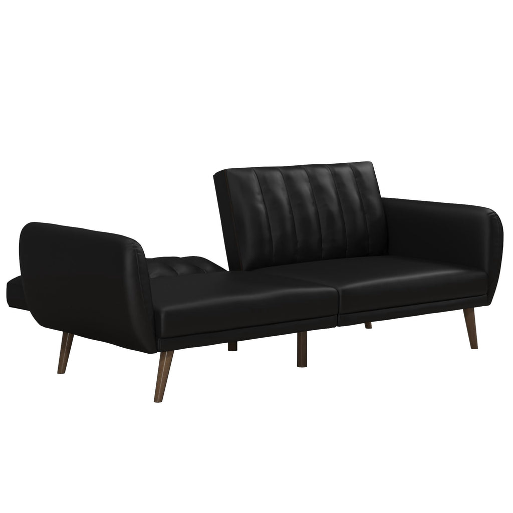 Novogratz Brittany Futon, Blue Linen