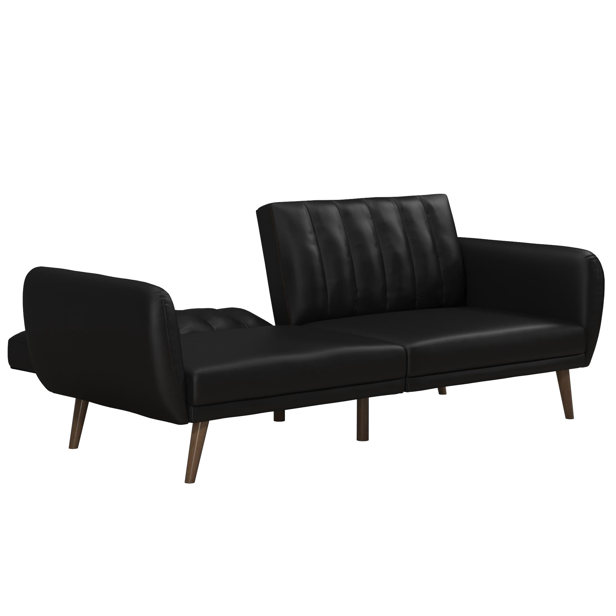 Novogratz Brittany Futon, Blue Linen