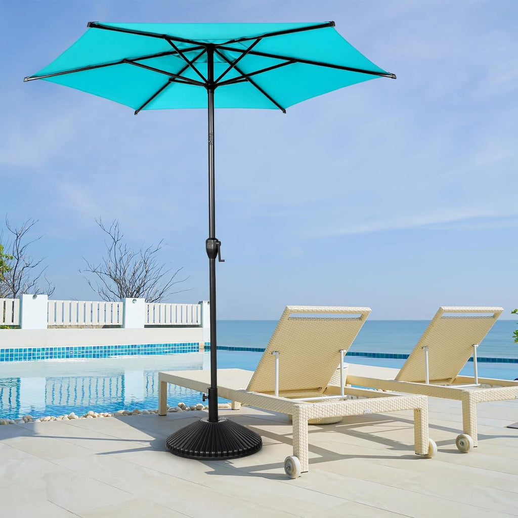 Abba Patio 11’ Vienna Offset Hanging Outdoor Cantilever Patio Umbrella, Beige