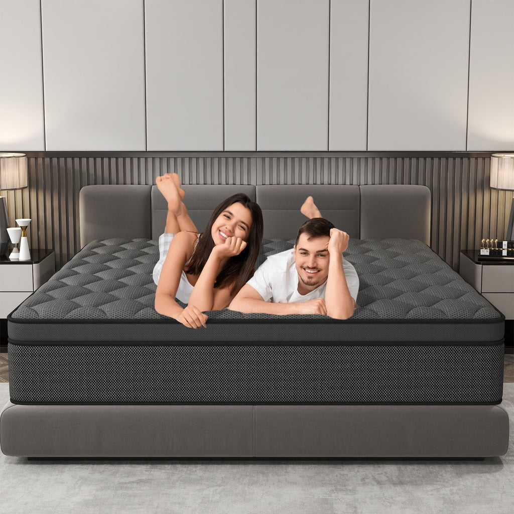 CICIMLU Full Mattress 12 inch Hybrid Gel Memory Foam & Pocket Innerspring, Pressure-Relief, Medium Firm Mattress