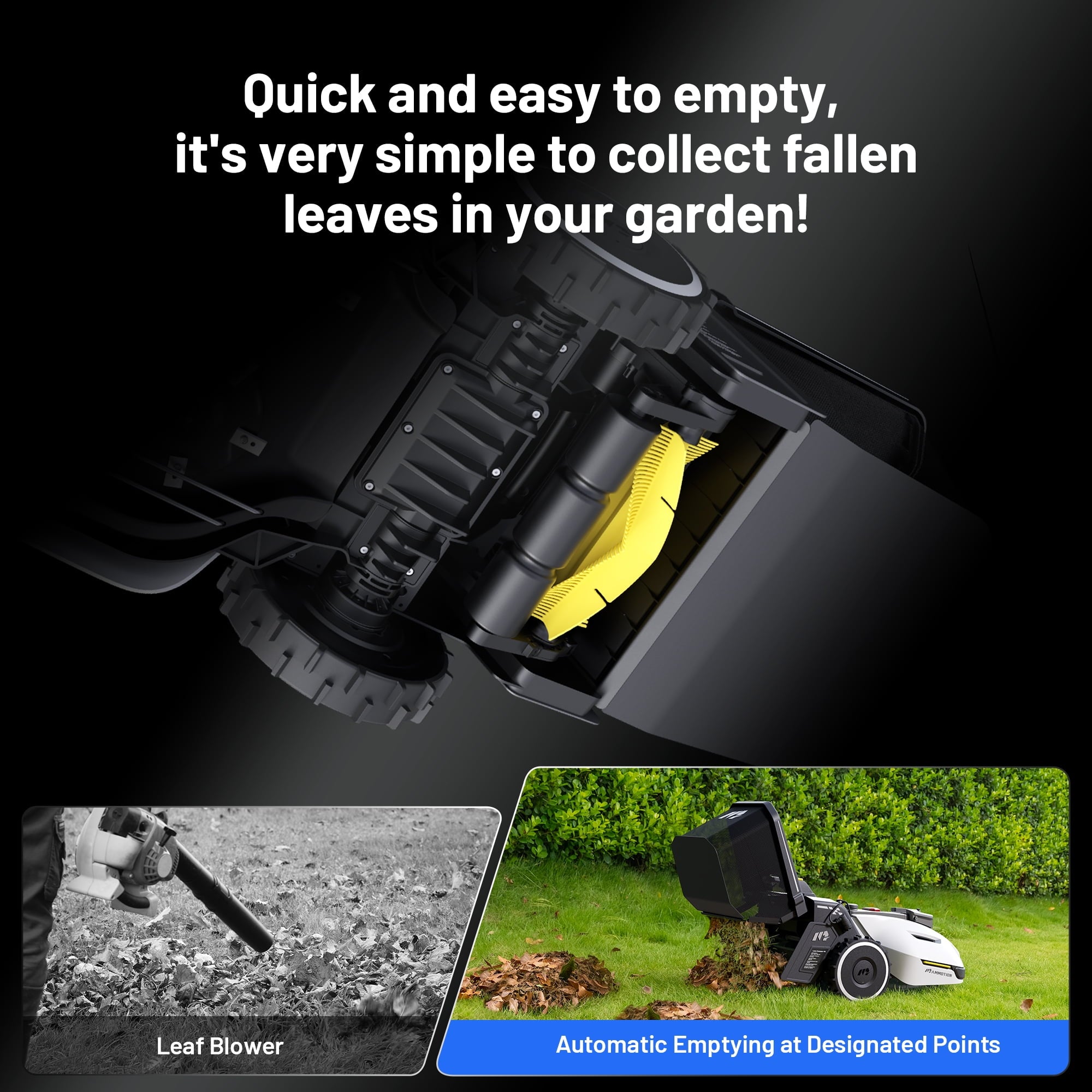 Mammotion YUKA 2000 Robot Lawn Mower,Reception 0.5 Acre, Max 0.6 Acre, Dual Cutting Discs,with 4G