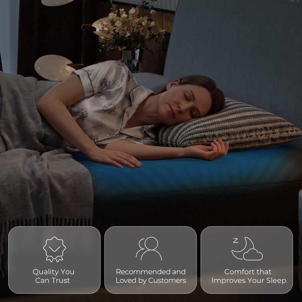 Sweetnight CoolNest® Essential Memory Foam Queen Size Mattress 13 inch Cooling Gel Mattresses in a Box,CertiPUR-US Certified,Scientific Support,Medium
