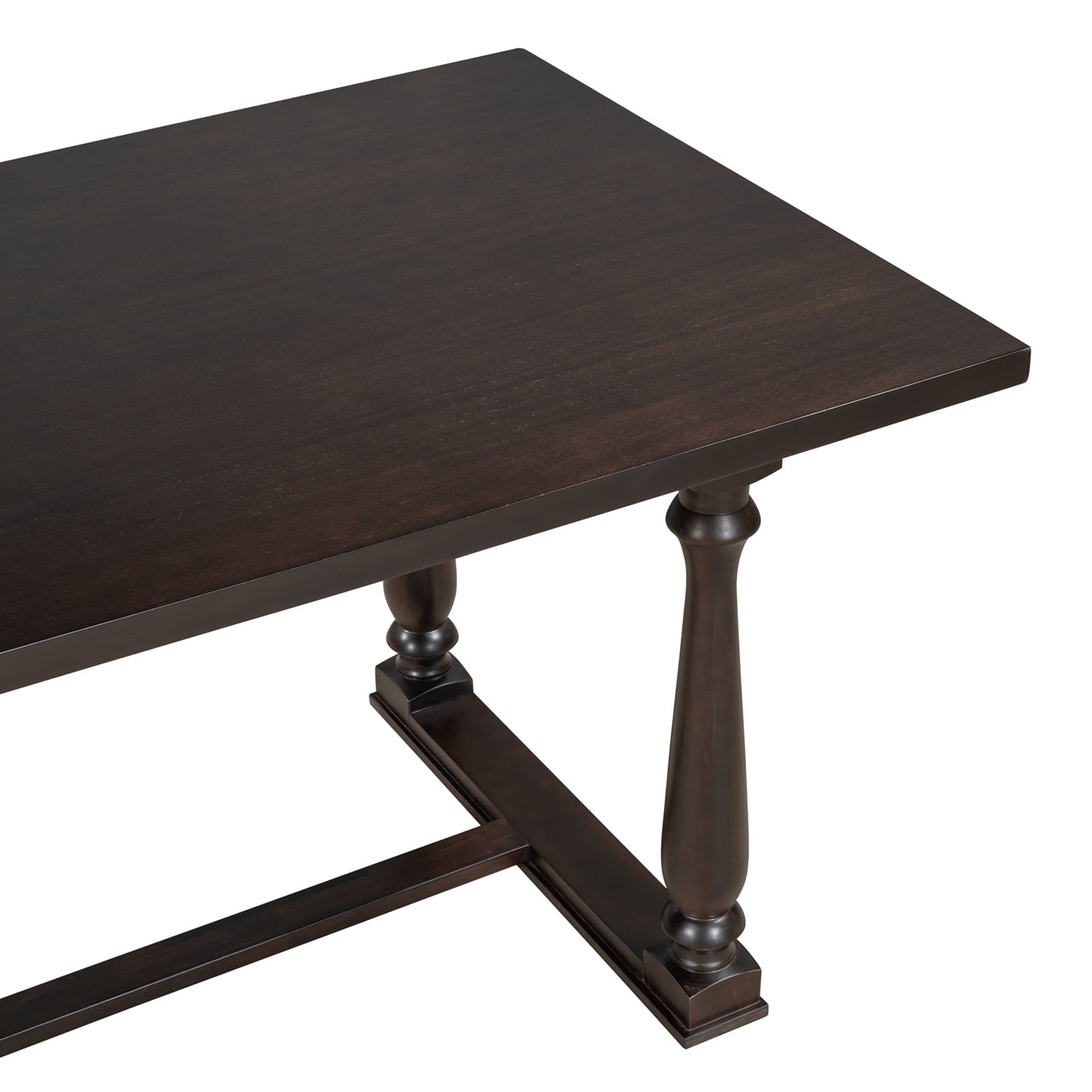 Harper & Bright Designs Dining Table Set for 6 with Bench Rectangular Table and 4 Upholstered Chairs for Kitchen, Gary