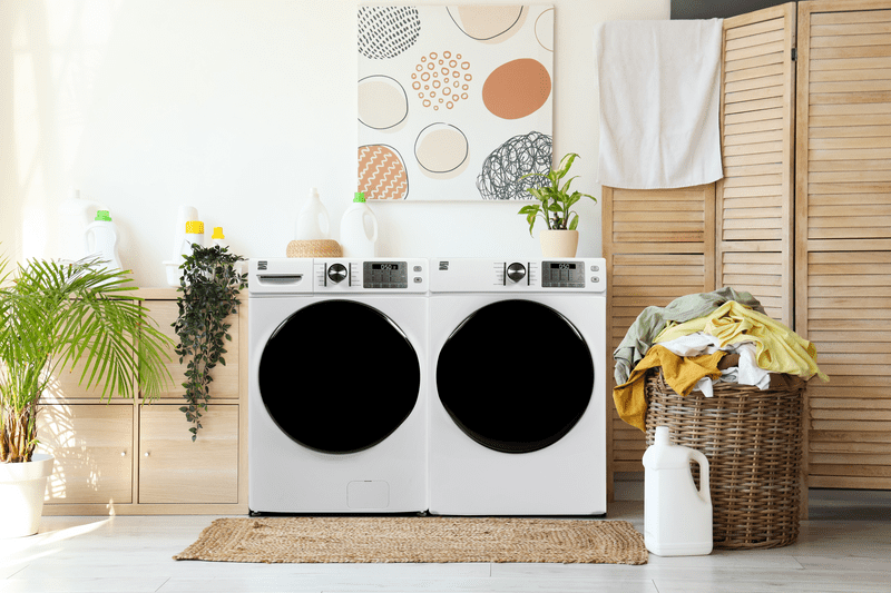 8.0 cu. ft. Gas Dryer w/ Steam - White