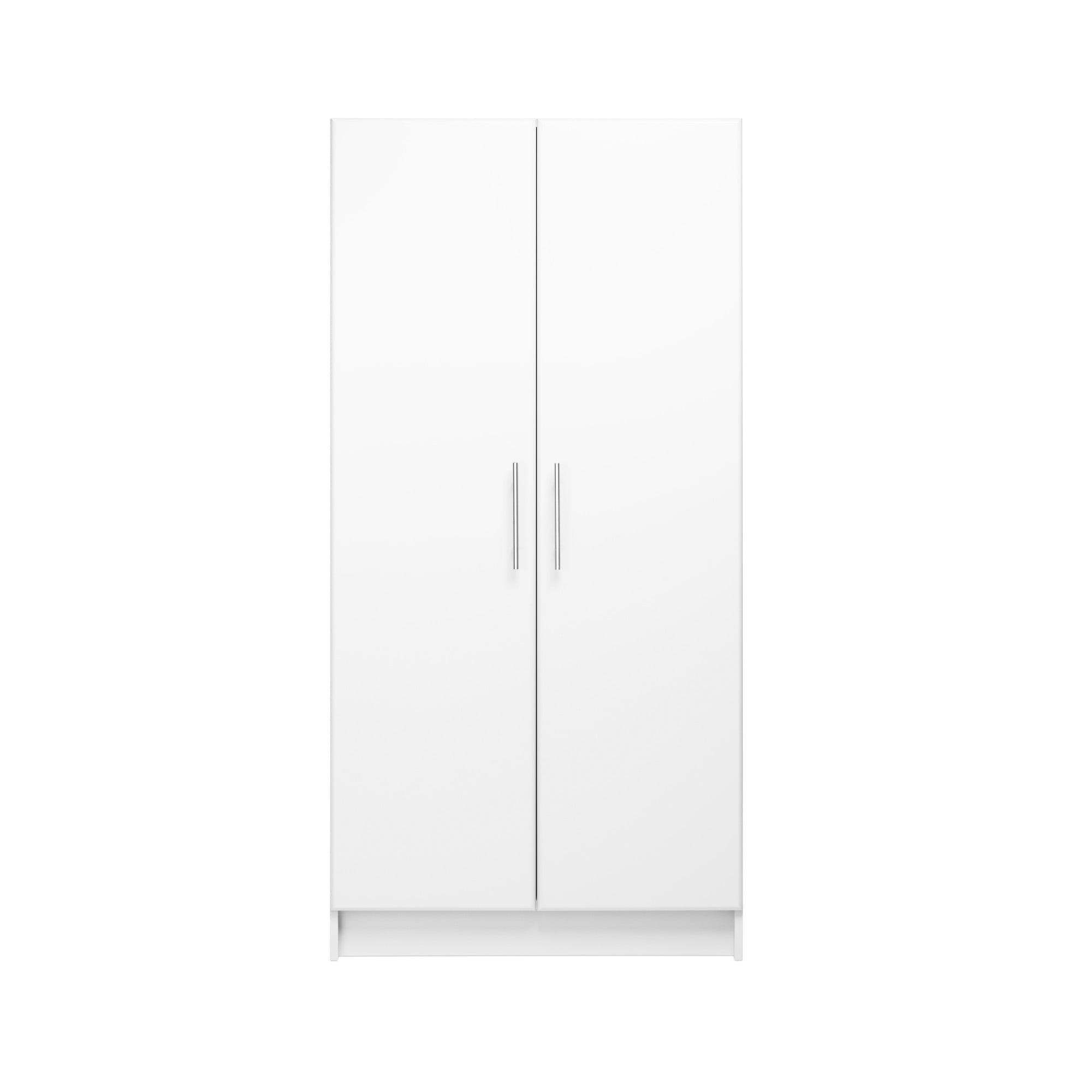 Prepac Armoir, Elite 32W x 35H x 20D White Wardrobe Closet & Cabinet - Functional Clothes Storage with Hanging Rail, Armoire Wardrobe - WEW-3264