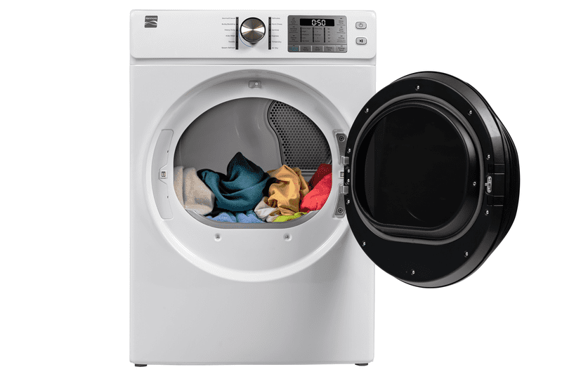8.0 cu. ft. Gas Dryer w/ Steam - White