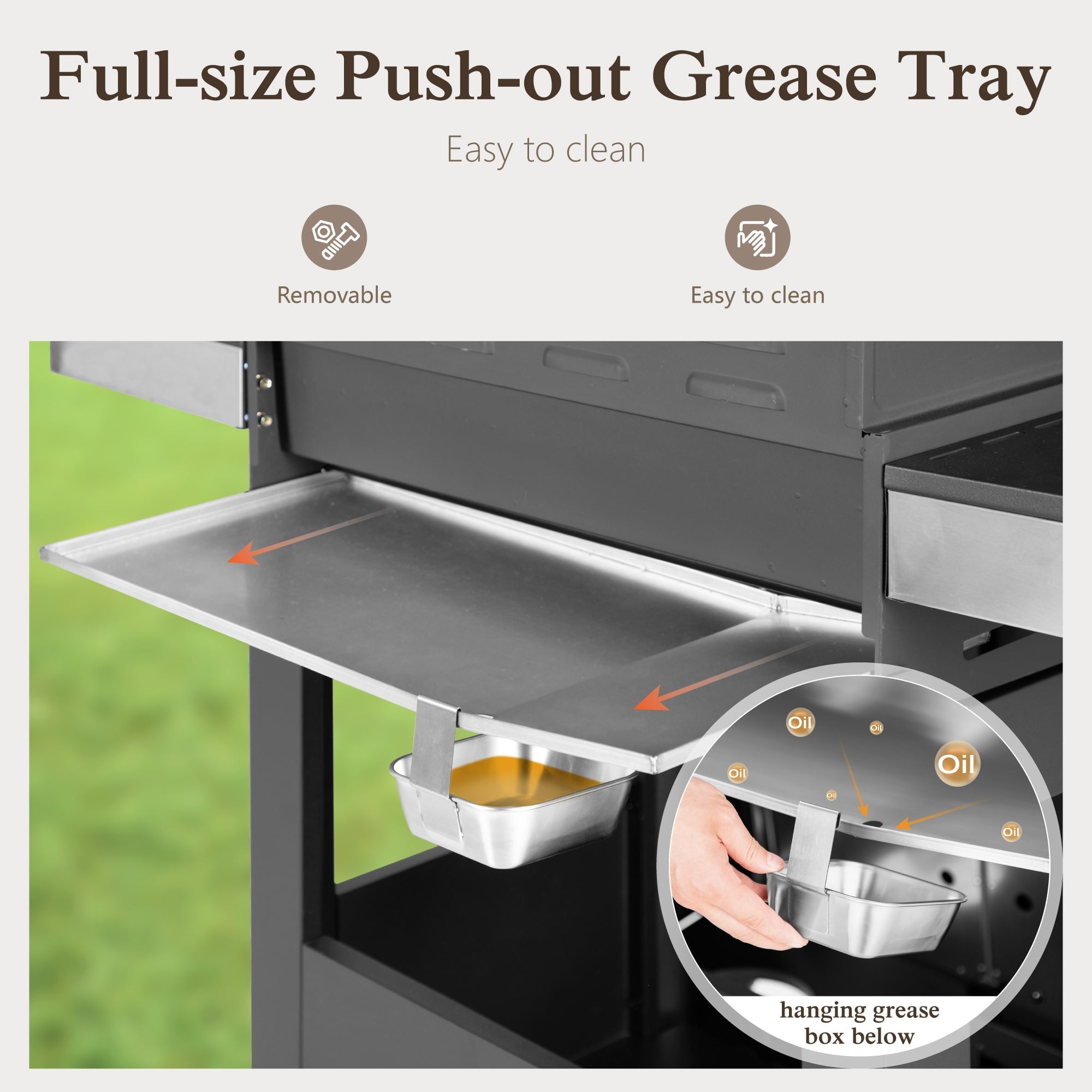 Alpha Joy 4-Burner Propane Gas Grill and Griddle Combo with Side Burner in Black